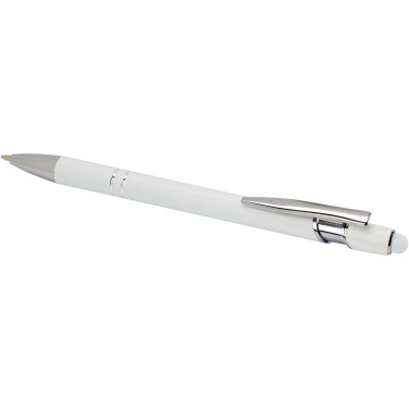 Logo trade promotional item photo of: Kish ballpoint pen with silver finish (blue ink)