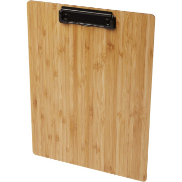 Logo trade promotional giveaways image of: Tavula bamboo clipboard