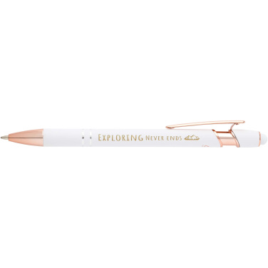 Logo trade corporate gift photo of: Nanna ballpoint pen with rose gold finish (black ink)