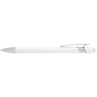 Logo trade advertising products picture of: Kish ballpoint pen with silver finish (black ink)