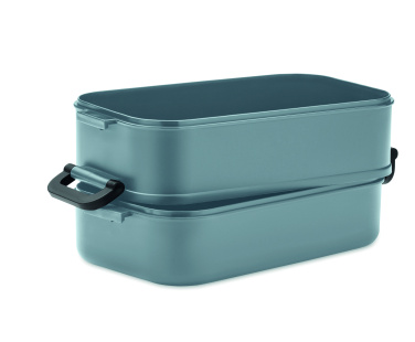 Logo trade promotional gifts image of: Lunch box in recycled PP