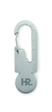 Logo trade promotional merchandise photo of: Multifunctional key ring token