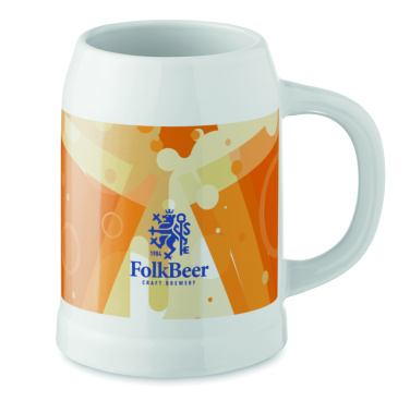 Logotrade promotional product picture of: Sublimation beer mug 500 ml