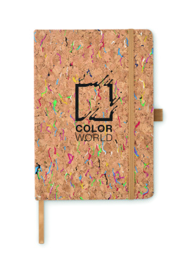 Logotrade promotional merchandise picture of: A5 cork coloured notebook