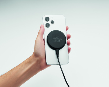 Logo trade business gifts image of: 3 in 1 wireless charger 15W