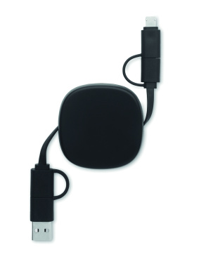 Logo trade advertising products image of: 60W retractable charging cable