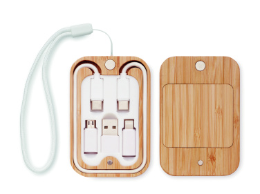 Logo trade promotional products picture of: 15W wireless charger in bamboo