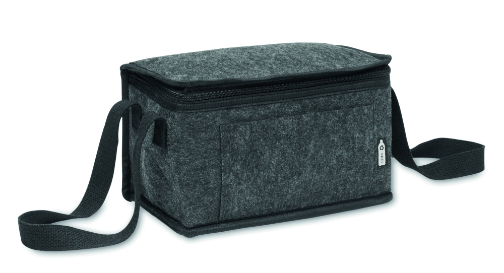 Logotrade promotional item picture of: RPET felt cooler bag