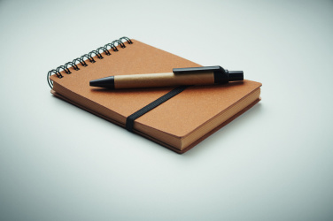 Logotrade promotional gift picture of: Recycled notebook with ball pen