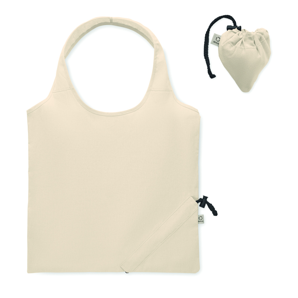 Logo trade promotional merchandise picture of: Foldable shopping bag 140 gr/m²