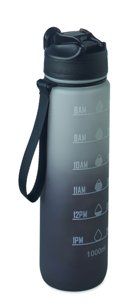 Logotrade promotional giveaway image of: Sports water bottle RPET 1L