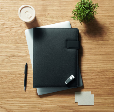 Logotrade business gift image of: A4 folder and wireless charger