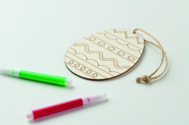 Logotrade promotional merchandise photo of: Wooden egg painting set
