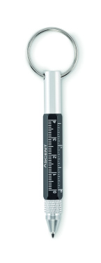 Logo trade advertising products picture of: Key ring with twist action pen