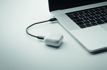 Logo trade promotional merchandise picture of: 4 in 1 cable connector set 15W