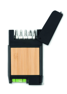 Logo trade promotional giveaway photo of: Multifunctional measuring tape