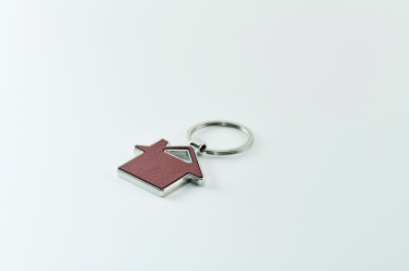 Logotrade promotional item picture of: House shaped key ring