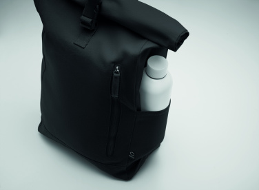 Logo trade corporate gifts image of: Roll top backpack 390 gr/m²