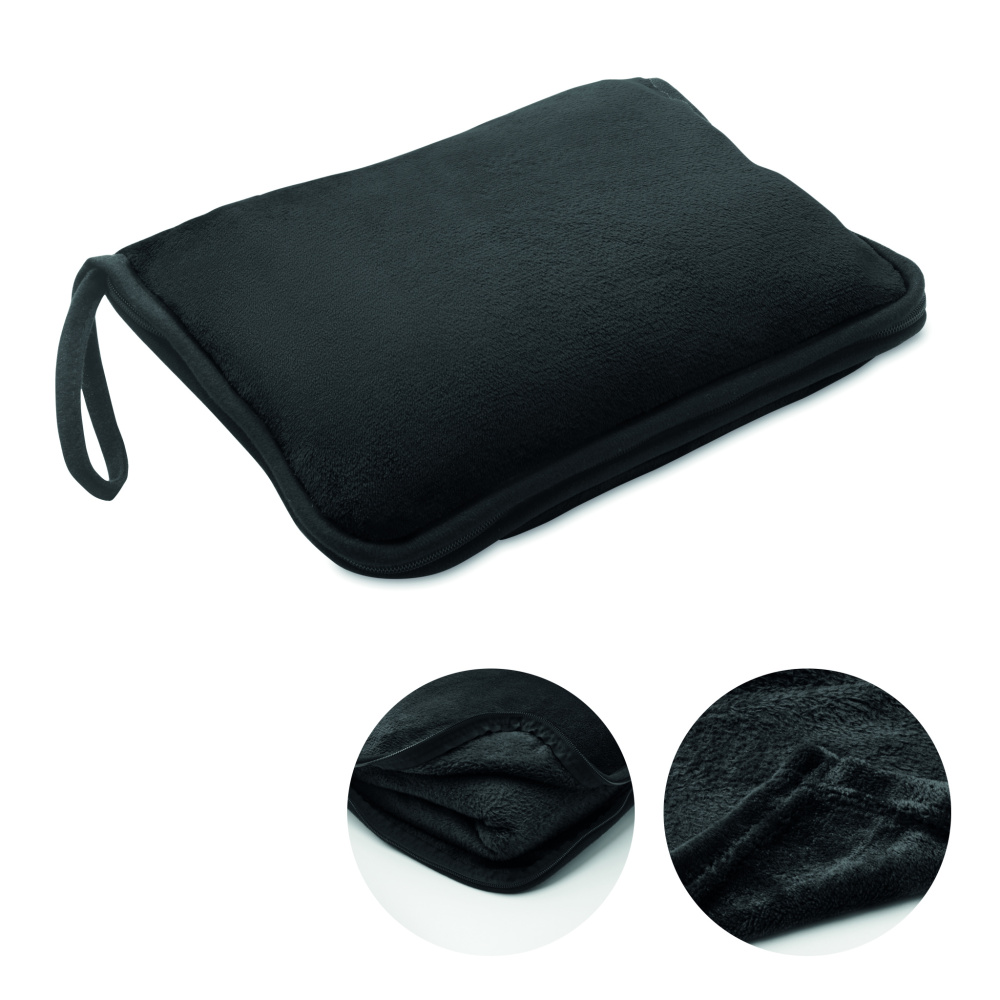 Logotrade promotional item image of: 2 in 1 travel blanket set