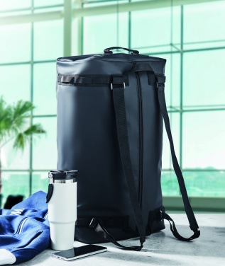 Logo trade promotional gifts image of: Travel tarpaulin duffle bag