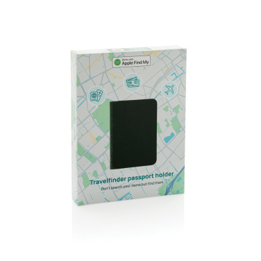 Logo trade advertising products image of: Trackmate RCS rpolyester passport holder worldwide locating