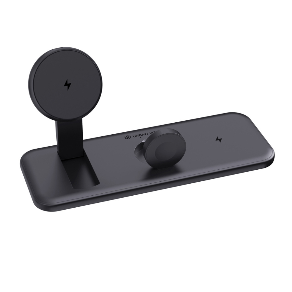 Logotrade promotional item image of: Urban Vitamin Torrance 3 in 1 magnetic 15W charger