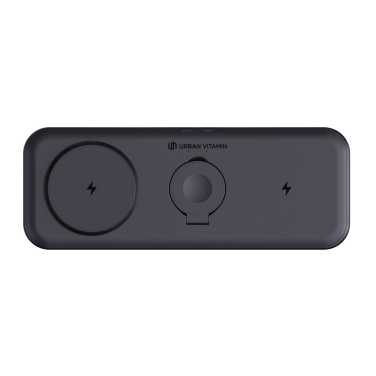 Logo trade corporate gift photo of: Urban Vitamin Torrance 3 in 1 magnetic 15W charger
