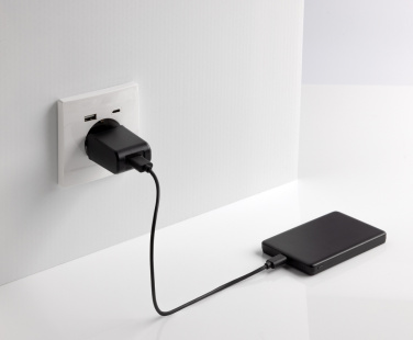 Logo trade promotional gifts picture of: Orion RCS recycled aluminum 5000 mah 5W magnetic powerbank