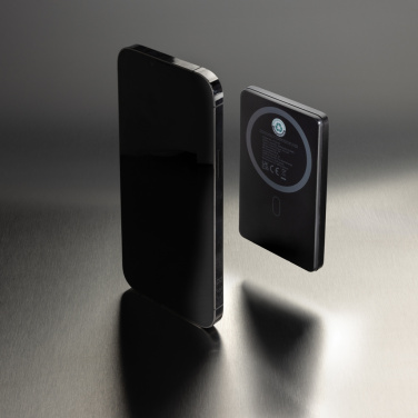 Logo trade corporate gifts image of: Orion RCS recycled aluminum 5000 mah 5W magnetic powerbank