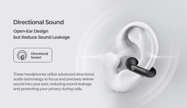 Logo trade promotional merchandise image of: Urban Vitamin Long Beach ENC rplastic wireless earbuds