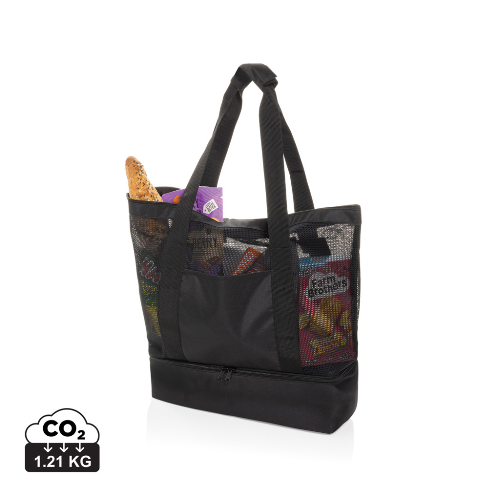 Logo trade promotional items picture of: Iqlo Aware™ RPET 2-in-1 cooler tote