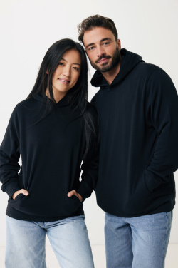 Logo trade promotional giveaway photo of: Iqoniq Yengo recycled cotton hoodie with sidepockets