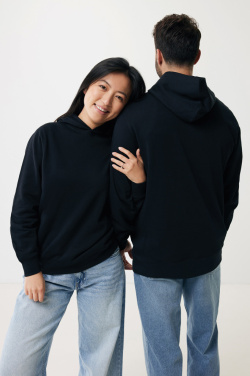 Logo trade corporate gifts image of: Iqoniq Yengo recycled cotton hoodie with sidepockets