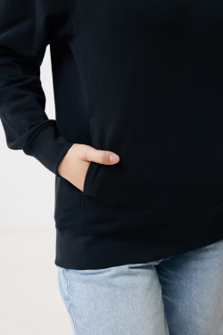 Logo trade business gifts image of: Iqoniq Yengo recycled cotton hoodie with sidepockets