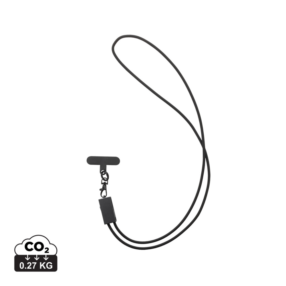 Logotrade corporate gift picture of: Terra RCS recycled PET phone cord with dual charge cable