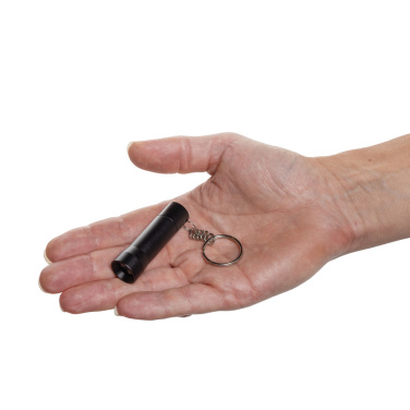 Logotrade promotional merchandise image of: Flash RCS recycled aluminium keychain torch