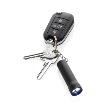 Logo trade promotional items image of: Flash RCS recycled aluminium keychain torch