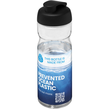 Logo trade corporate gift photo of: H2O Active® Eco Base 650 ml flip lid sport bottle