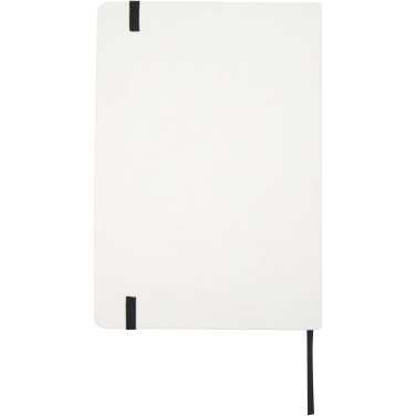 Logo trade promotional products image of: Holm A5 stone paper hard cover notebook with lined pages