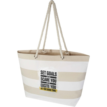 Logo trade promotional items picture of: Florida 270 g/m² GRS recycled beach tote bag 18L