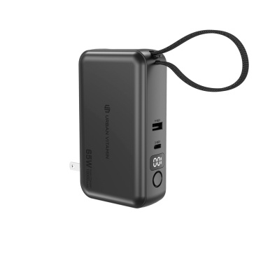 Logotrade promotional merchandise image of: Urban Vitamin Eureka hybrid GANcharger 10000mah powerbank65W