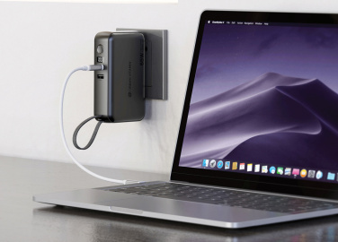 Logotrade corporate gift image of: Urban Vitamin Eureka hybrid GANcharger 10000mah powerbank65W