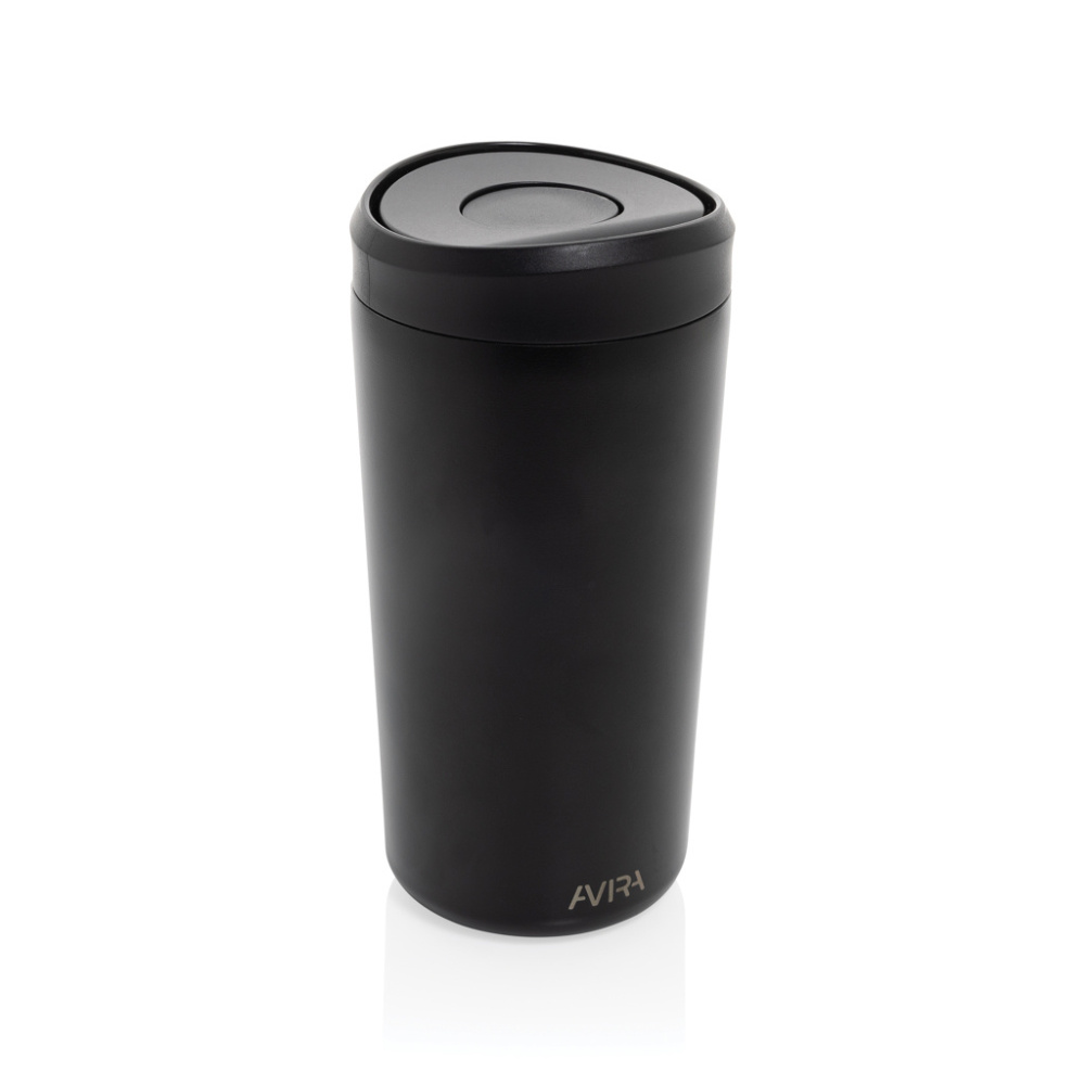 Logo trade promotional items picture of: Avira Alix RCS re-steel click tumbler 400ML