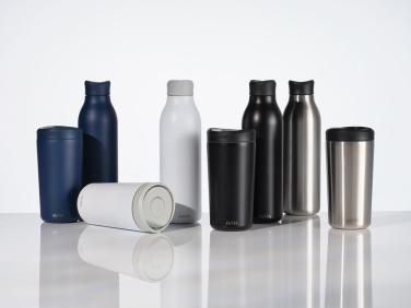 Logo trade promotional gift photo of: Avira Alix RCS re-steel click tumbler 400ML