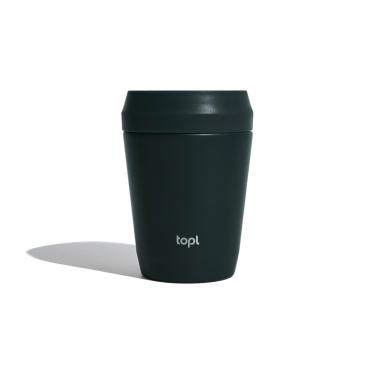 Logo trade business gift photo of: Topl Recycled Steel To Go Tumbler Patented 360 Lid 235ml