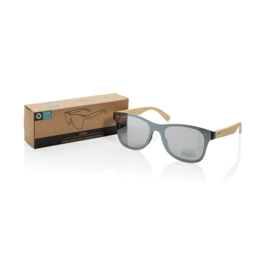 Logotrade corporate gifts photo of: Prism RCS recycled plastic sunglasses with bamboo frame