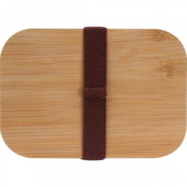 Logotrade advertising products photo of: Set Lunchbox with stainless steel bottle Toronto