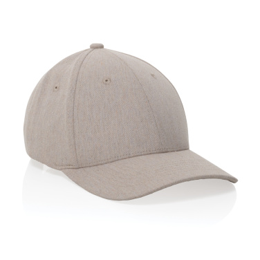 Logo trade promotional merchandise picture of: Milo AWARE™ recycled heather 6 panel cap 200gr