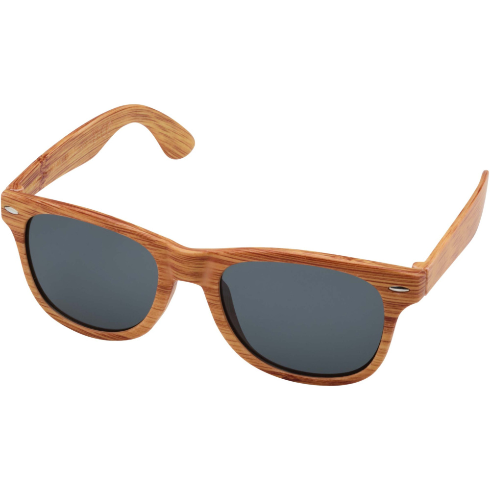 Logo trade corporate gifts image of: Mira wood-look sunglasses