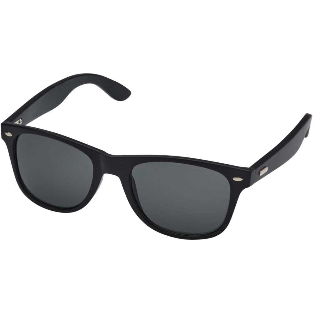 Logotrade promotional merchandise picture of: Arlo bamboo sunglasses with black coating